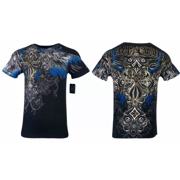 XTREME COUTURE by AFFLICTION Men T-Shirt ENSIGN - Picture 2 of 8